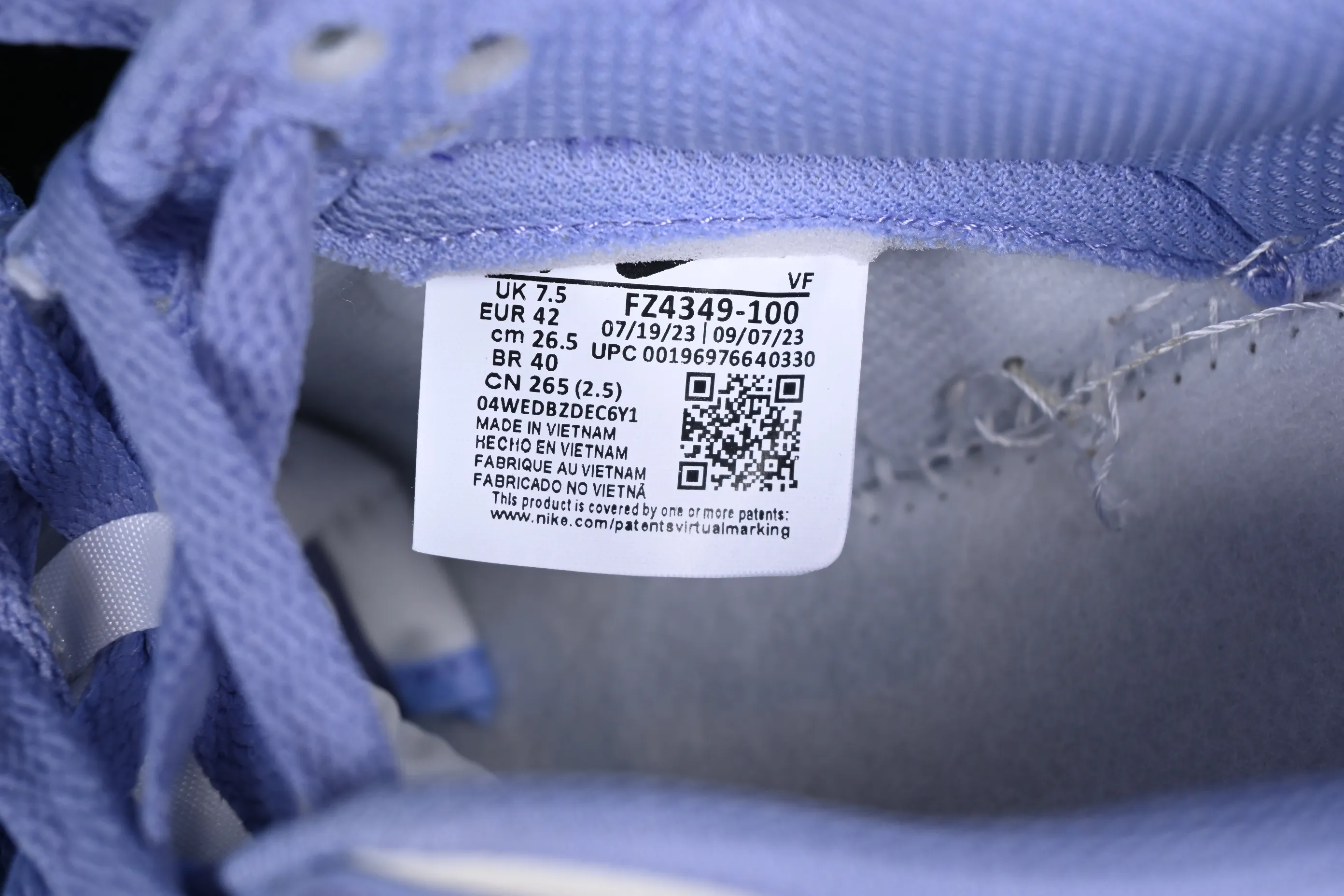All categories Nk SB Dunk series Nk SB Dunk Low low-top sneakers Nk Dunk Low Next Nature Violet SB low-top casual sneakers FZ4349-100